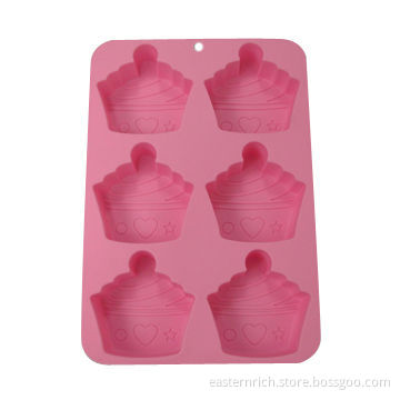 Silicone Muffin Cake Pan, Measures 25.8x17.5x3cm